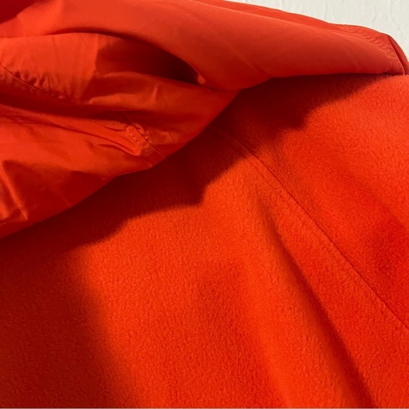 All In Motion Boys XS Micro-fleece Hoodie Thumbhole Cuffs Orange Quarter Zip NWT - Picture 5 of 9